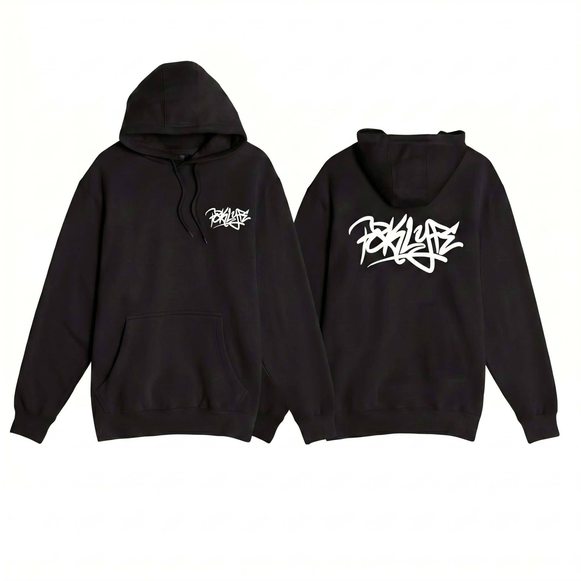 RCK Lyfe Tag Hoodie - Black