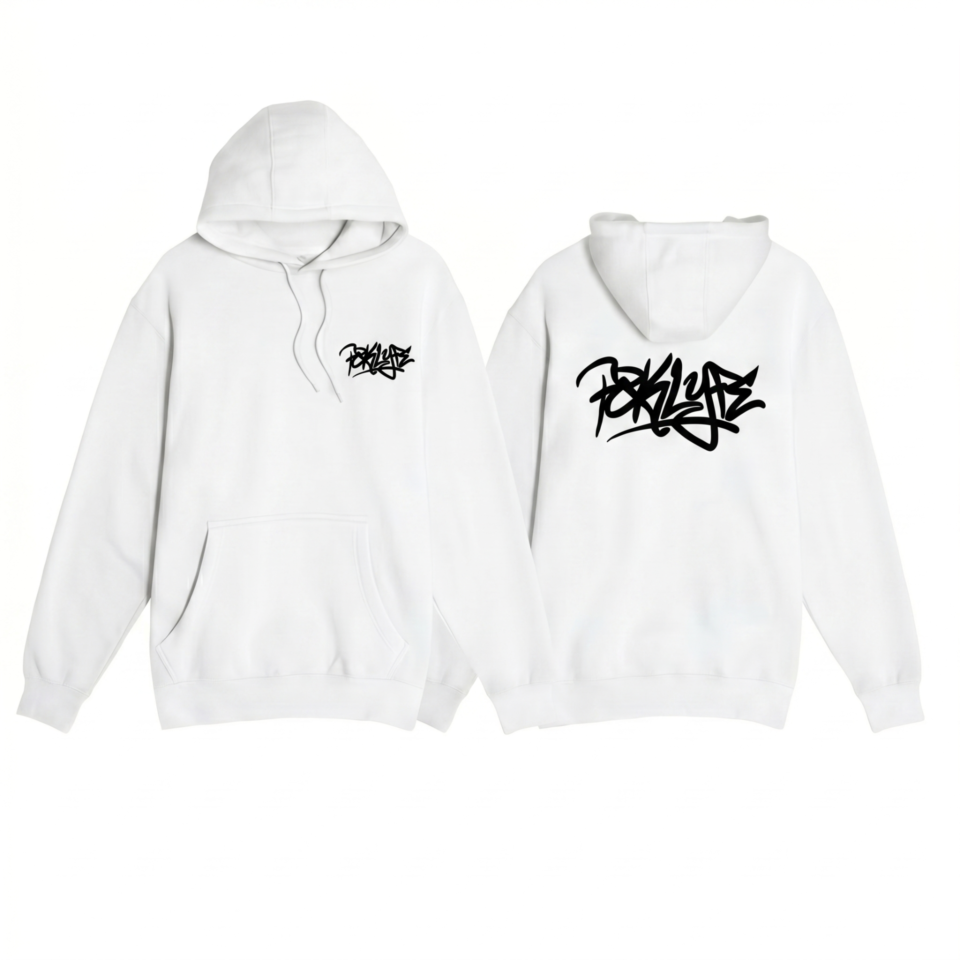 RCK Lyfe Tag Hoodie - White
